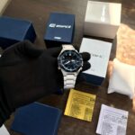 Casio Edifice ED524 Silver & Blue 42mm Quartz - Image 3