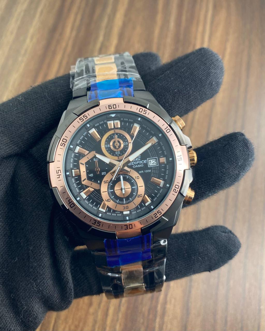 Casio-Edifice-EFR-539-43MM-Chronograph-Steel-Watch-1 Casio Edifice EFR 539 43MM Chronograph Steel Watch - Image 1