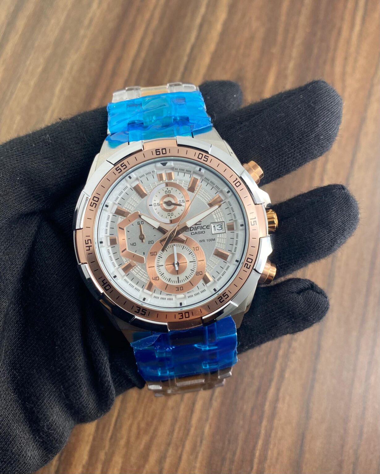 Casio-Edifice-EFR-539SG-7A5V-Rose-Gold-43MM-Chronograph-1 Casio Edifice EFR 539SG-7A5V Rose Gold 43MM Chronograph - Image 1