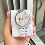 Casio Edifice EFR 558 White Dial Chronograph 48mm