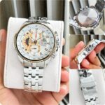 Casio Edifice EFR 558 White Dial Chronograph 48mm - Image 3