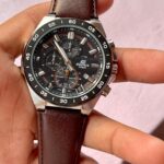 Casio Edifice EFR-569BL Black Dial Chronograph 12H