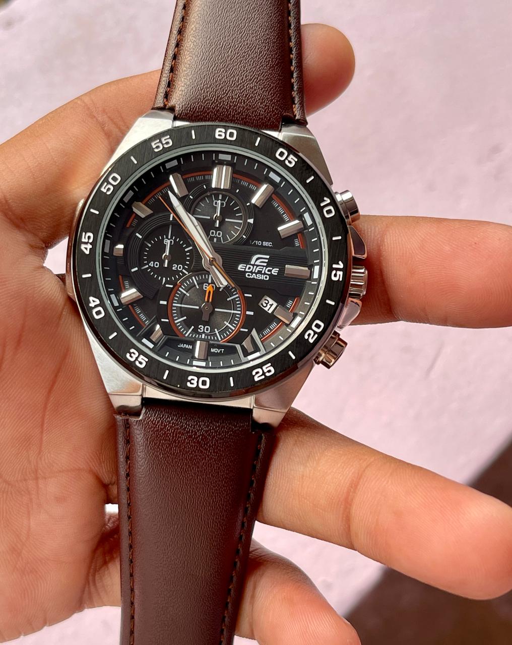 Casio-Edifice-EFR-569BL-Black-Dial-Chronograph-12H-1 Casio Edifice EFR-569BL Black Dial Chronograph 12H - Image 1