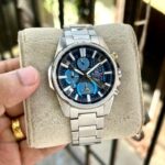 Casio Edifice EQB-1200D-2A Blue Chronograph 45mm Quartz - Image 2