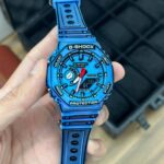 Casio G-Shock GA-2100MNG-2A Blue Dial Resin Quartz 48.5mm
