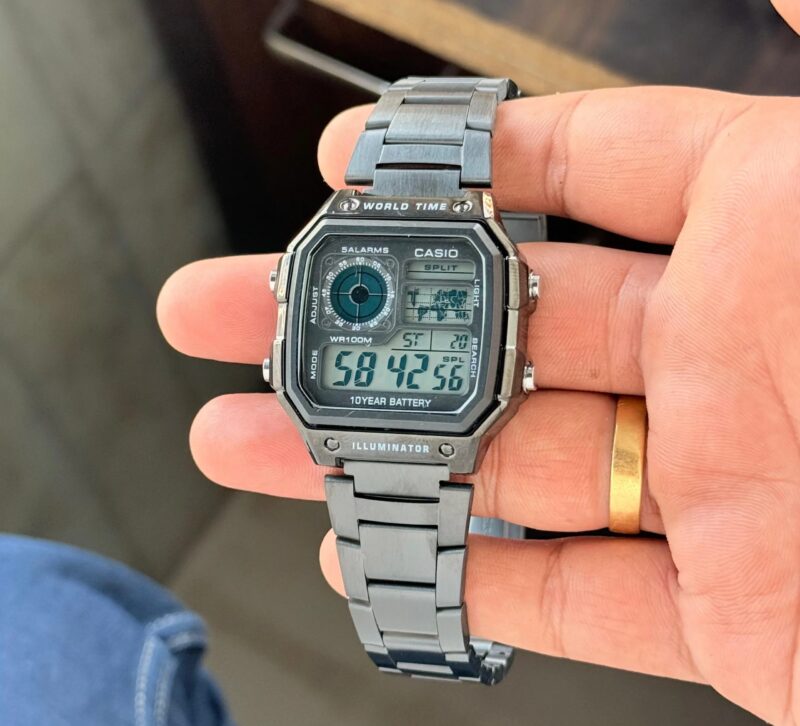 Casio-Royale-Vintage-Youth-Black-Dial-45mm-Quartz-1 Casio Royale Vintage Youth Black Dial 45mm Quartz - Image 1