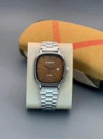 Casio Vintage Brown Dial 7A Quartz Watch