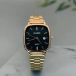 Casio Vintage Rose Gold Round Dial Quartz 40mm