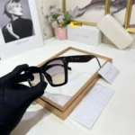 Celine Wayfarer Black-Green Frame Sunglasses - Image 2