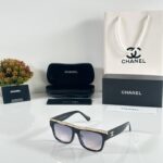 Chanel 8318 Black Gradient Oversized Sunglasses