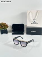 Chanel 8318 Black Gradient Oversized Sunglasses