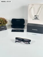 Chanel 8318 Black Gradient Oversized Sunglasses - Image 2