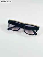 Chanel 8318 Black Gradient Oversized Sunglasses - Image 3