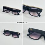 Chanel 8318 Black Gradient Oversized Sunglasses - Image 4