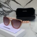 Chanel Cat-Eye Pink Sunglasses Plastic Frame