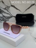 Chanel Cat-Eye Pink Sunglasses Plastic Frame
