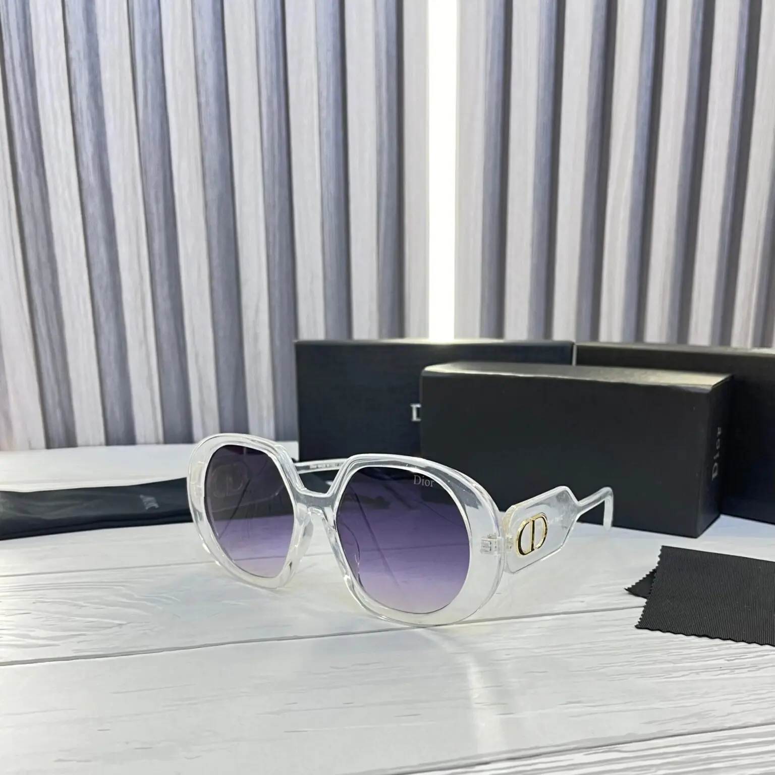 Christian-Dior-Iconic-Sunglass-Black-1 Christian Dior Iconic Sunglass Black - Image 1