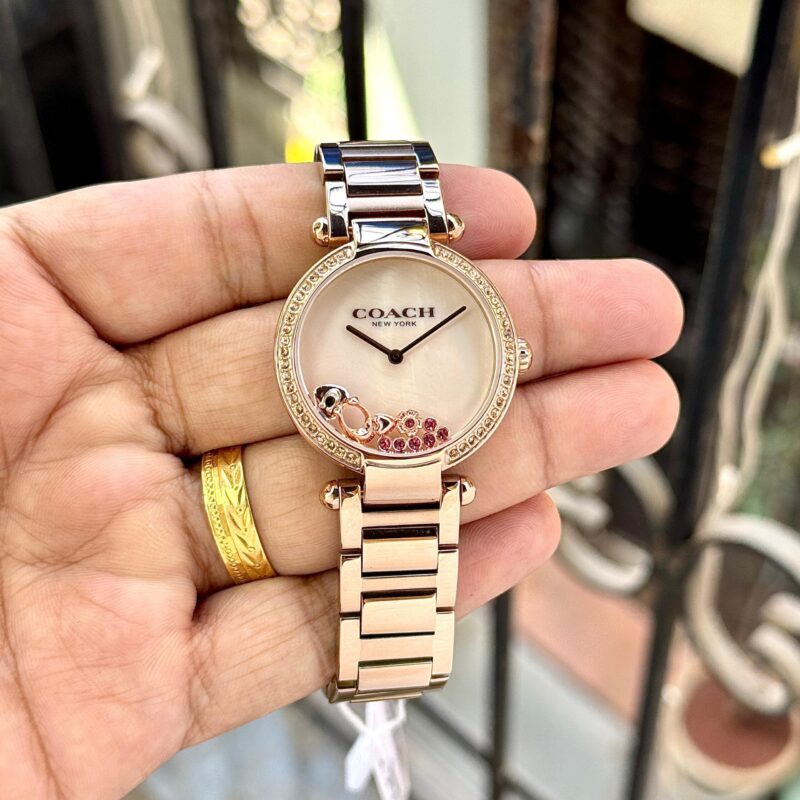 Coach-Cary-Quartz-34MM-Rose-Gold-Mother-of-Pearl-1 Coach Cary Quartz 34MM Rose Gold Mother-of-Pearl - Image 1