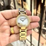 Coach Cary Quartz 34MM White Dial Gold