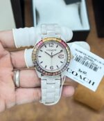 Coach Greyson 14504020 Pink Ceramic 38mm Quartz - Image 2