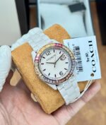 Coach Greyson 14504020 Pink Ceramic 38mm Quartz - Image 3