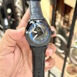 Corum 7AA Rotating Tourbillon Black Dial 42mm Automatic