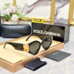 D&G C09P06-1 Sunglasses - Black Frame, UV Protection - Image 2