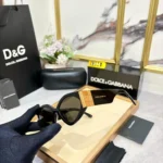 D&G C09P06-1 Sunglasses - Black Frame, UV Protection - Image 3