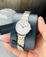 Daniel Wellington Petite Lumine Bezel 5-Link White Dial 28mm Quartz