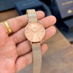 Daniel Wellington Petite Melrose 28mm Black Rose Gold Quartz
