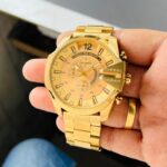 Diesel 10 Bar Mega Gold Chronograph 59mm
