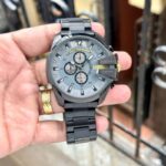Diesel Mega Chief 10 Bar Black Grey 59mm Quartz