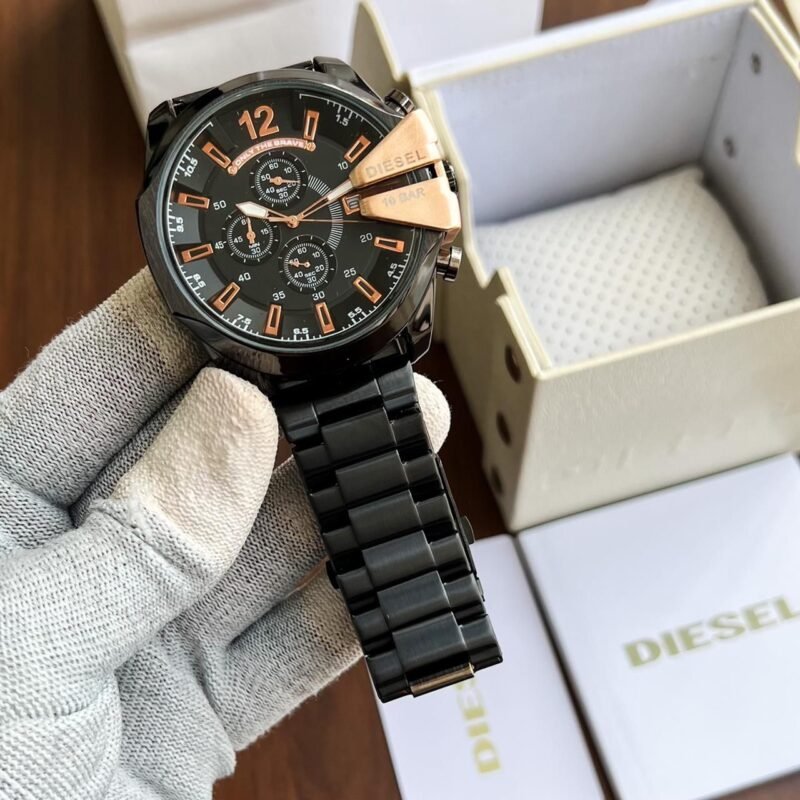 Diesel-Mega-Chief-DZ4318-Black-Copper-43mm-Quartz-1 Diesel Mega Chief DZ4318 Black-Copper 43mm Quartz - Image 1