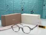 Dior Eyeglasses Round Blue-Clear-Grey-Black Acetate - Image 3