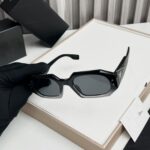 Dior Rectangular Black-Grey Sunglasses - One Size - Image 2