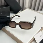 Dior Rectangular Brown Sunglasses for Women - Image 2
