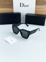 Dior Square Sunglasses Black Plastic