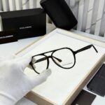 Dolce & Gabbana Aviator Eyeglasses Black-Grey - Image 2