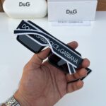 Dolce & Gabbana Shield Sunglasses Matte Black Dark Grey