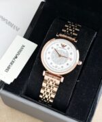 Emporio Armani 7AAA Round Case 12-Hour Dial Quartz - Image 3