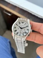 Emporio Armani AR0673 White Gradient Dial 43mm Quartz