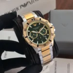 Emporio Armani AR11586 Green Dial Chronograph 40mm Quartz
