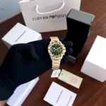 Emporio Armani AR11586 Green Dial Chronograph 40mm Quartz - Image 2