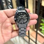Emporio Armani AR1400 Black Ceramic 43mm Chronograph