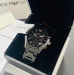 Emporio Armani AR1410 Black Chronograph 38mm Quartz - Image 3
