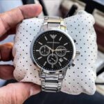 Emporio Armani AR2453 Black Dial Quartz Chronograph 43MM