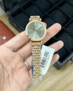 Emporio Armani AR3258 Pink Sunray Dial Quartz 38mm - Image 2