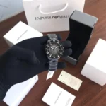 Emporio Armani AR70010 Chronograph Beige 44mm Quartz - Image 2