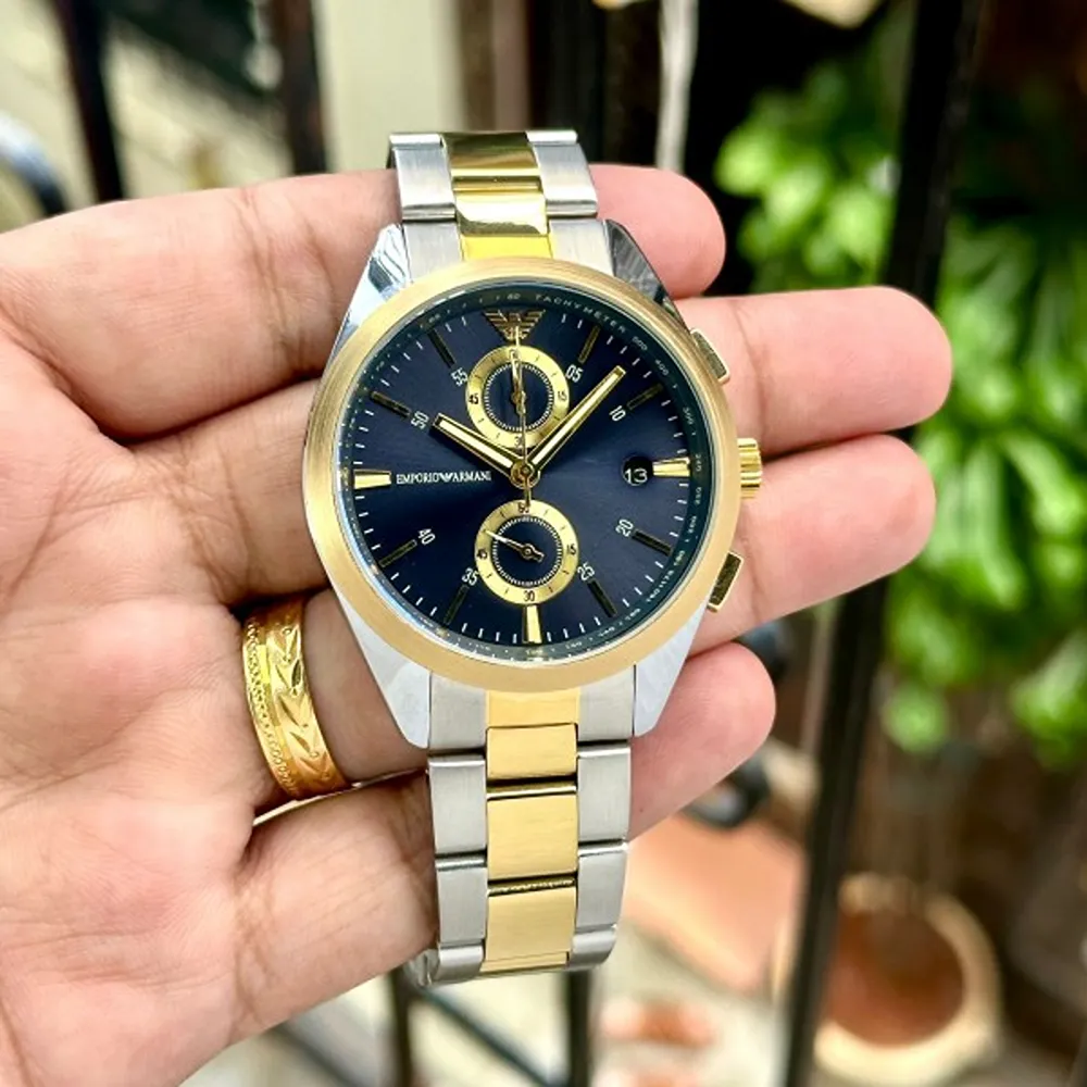 Emporio-Armani-Claudio-AR11480-Blue-Dial-43mm-Quartz-1 Emporio Armani Claudio AR11480 Blue Dial 43mm Quartz - Image 1