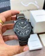 Emporio Armani Mario 2488 Black Chronograph 43mm Quartz - Image 2